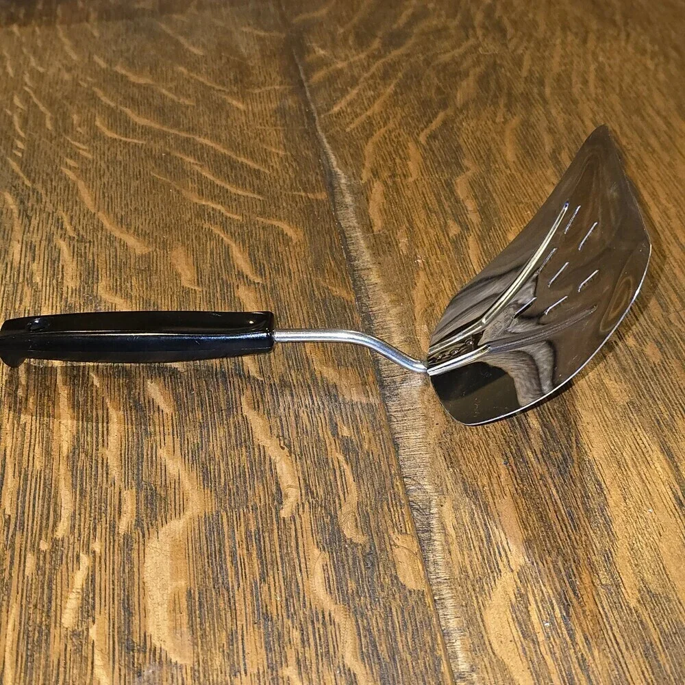 Vintage Foley Stainless Steel Slotted Spatula Mid Century Utensil Made in USA